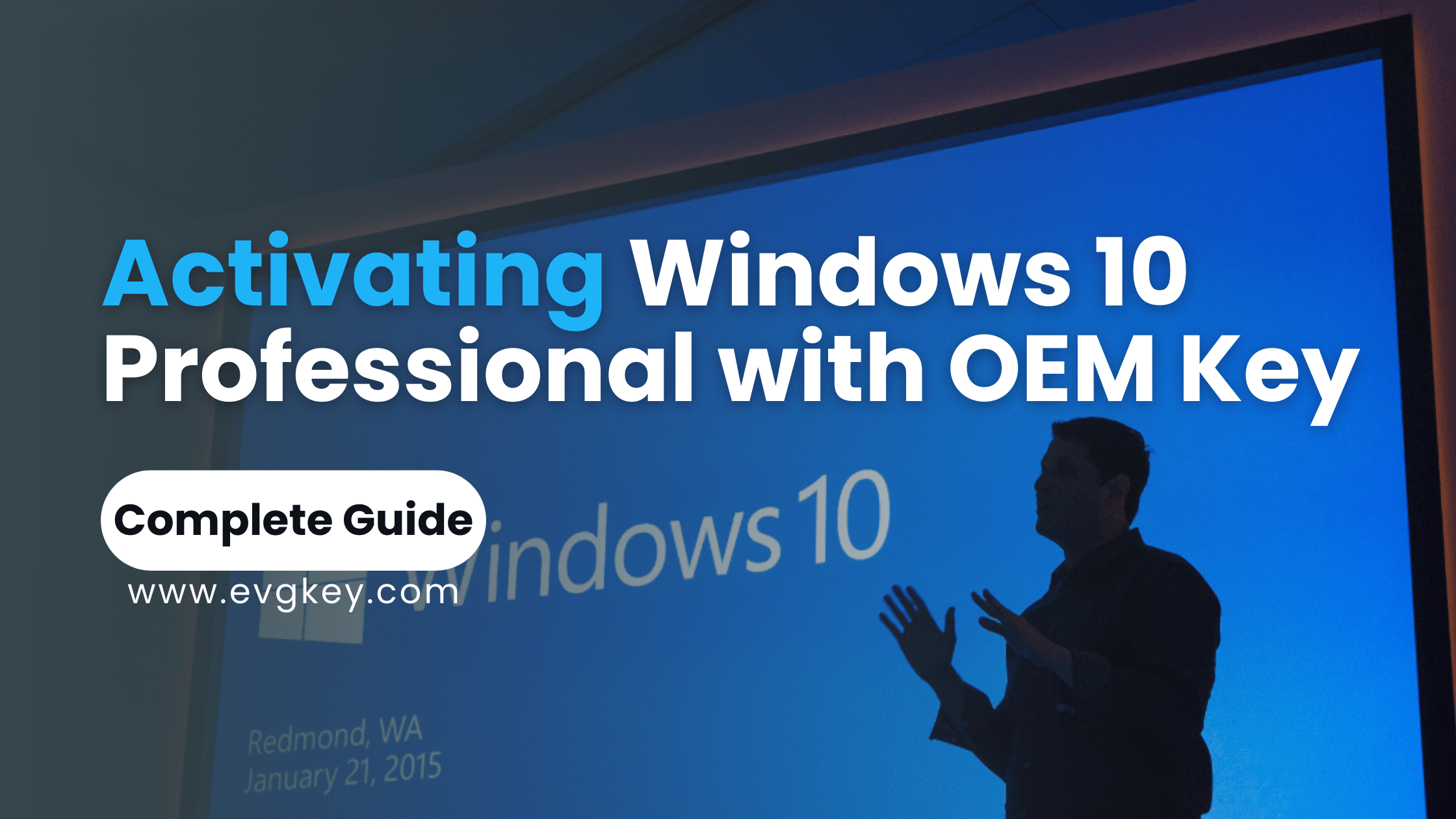 Activating Windows 10 Professional with OEM Key