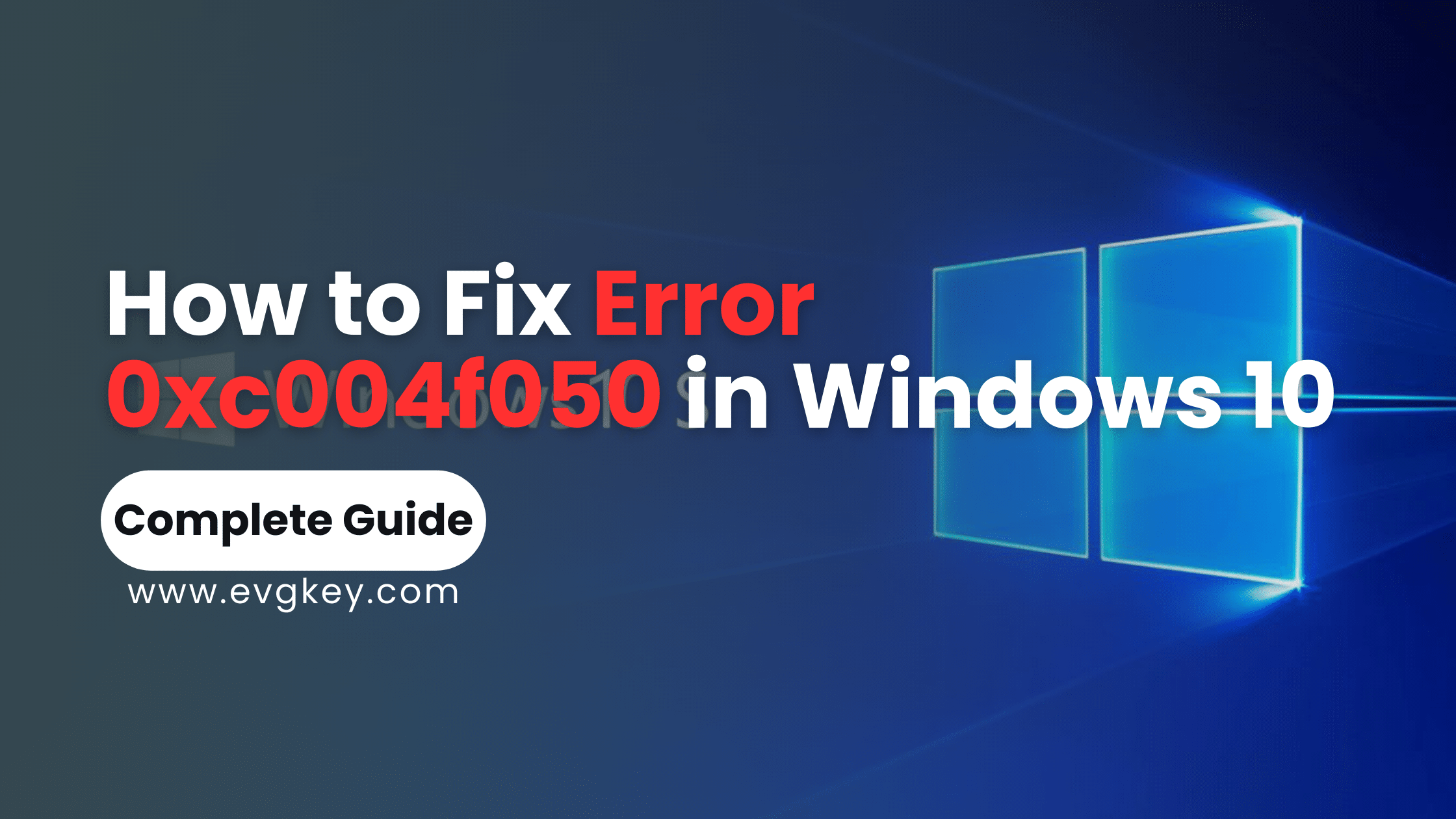 How to Fix Error 0xc004f050 in Windows 10 Windows 10 Professional with OEM Key